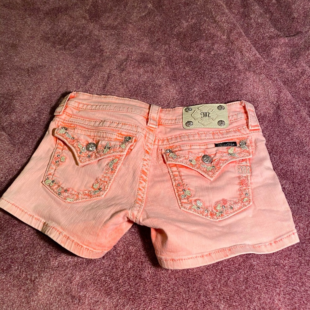 Miss Me hot pink shorts